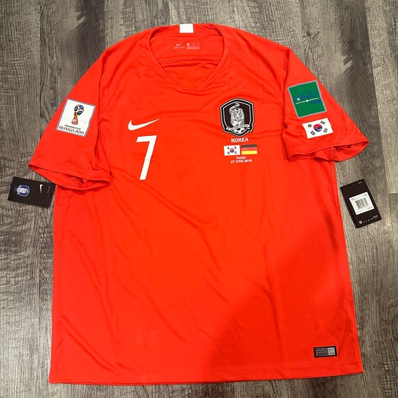 Son Heung-Min South Korea 2018 WC Nike Home Jersey Men’s...